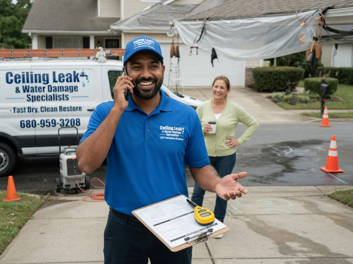 Ceiling Leak Cleanup Obernburg, NY FAQs
